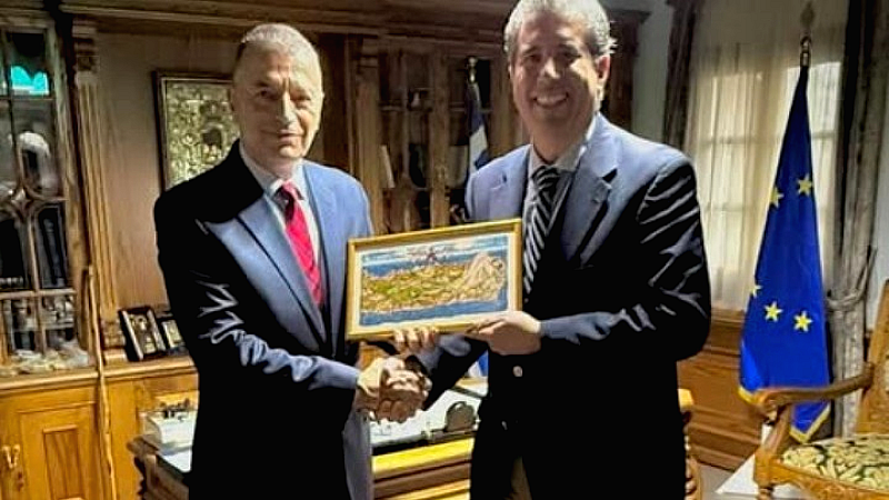 Προσκυνηματική επίσκεψη του Μιχαήλ Ρήγα στο Άγιον Όρος