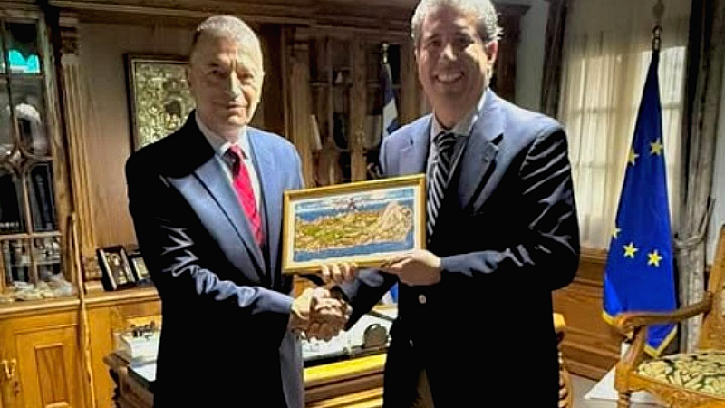 Η επίσκεψη του αν. ΥΠΕΞ ΗΠΑ Μιχαήλ Ρήγα στο Άγιον Όρος