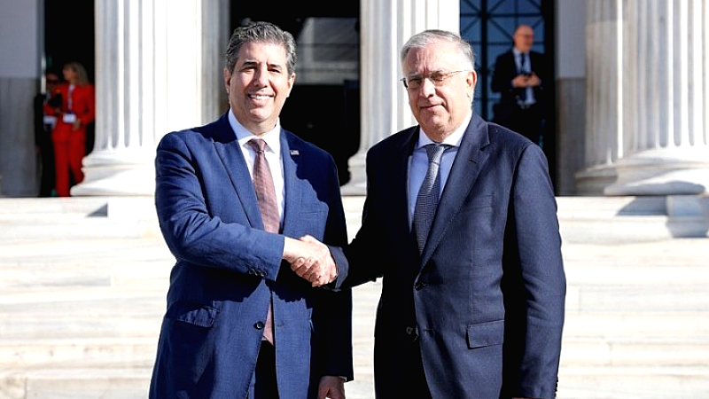 Σημαντική συνάντηση Θεοδωρικάκου με τον αναπληρωτή υπουργό Εξωτερικών των ΗΠΑ, Μάικλ Ρήγα