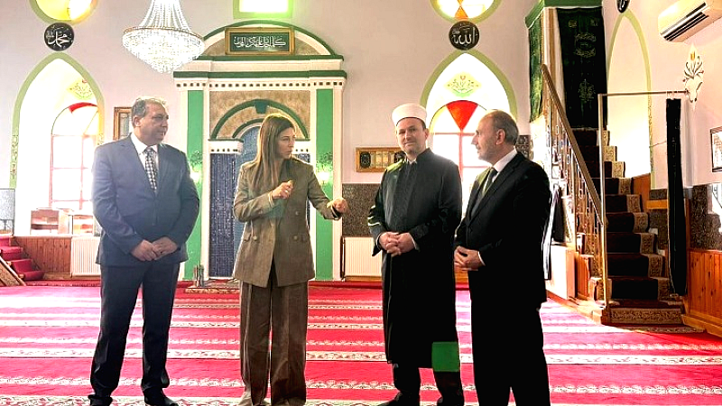 Επίσκεψη της Σοφίας Ζαχαράκη στο Τέμενος Αλεξανδρούπολης