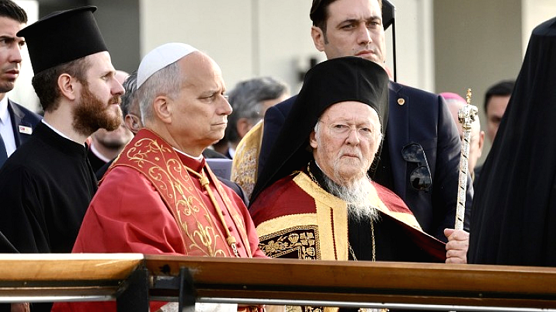 Ιστορική επίσκεψη του Πάπα Λέοντα ΙΔ’ στο Φανάρι
