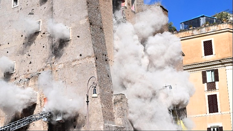 Θάνατος εργάτη από κατάρρευση μεσαιωνικού πύργου στη Ρώμη