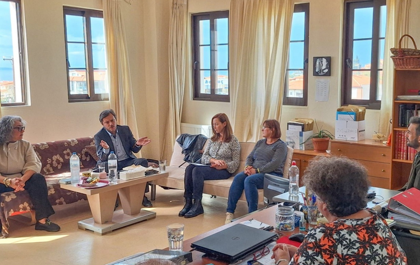 Επίσκεψη του Απόστολου Πάνα στο ΕΠΑΛ Νικήτης