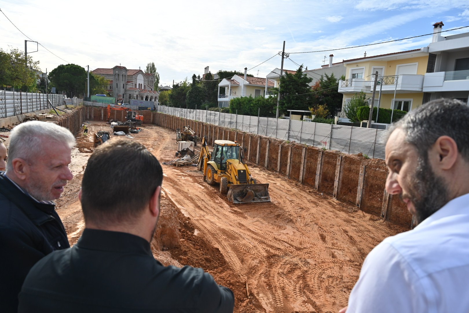 Επίσκεψη Ν. Χαρδαλιά σε έργα αντιπλημμυρικής προστασίας στα Βριλήσσια