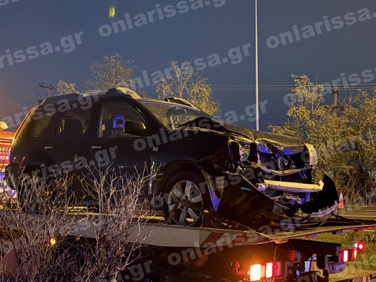 Σοβαρή τροχαία σύγκρουση στη Λάρισα με τέσσερις τραυματίες