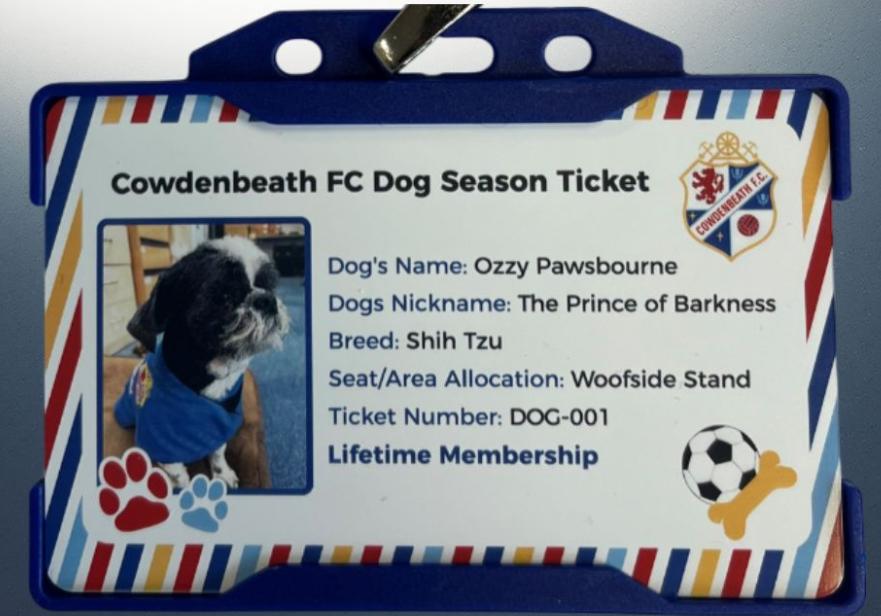 Το γήπεδο ανοίγει τις πόρτες του για τους σκύλους: Η Cowdenbeath λανσάρει τα πρώτα εισιτήρια διαρκείας για κατοικίδια