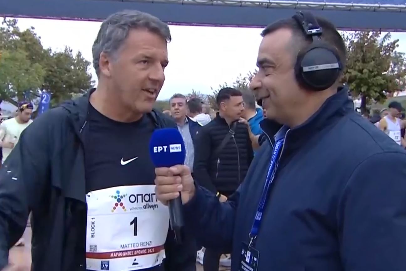 Στον 42ο Αυθεντικό Μαραθώνιο ο Ματέο Ρέντσι: Η Ελλάδα είναι στην καρδιά των Ιταλών