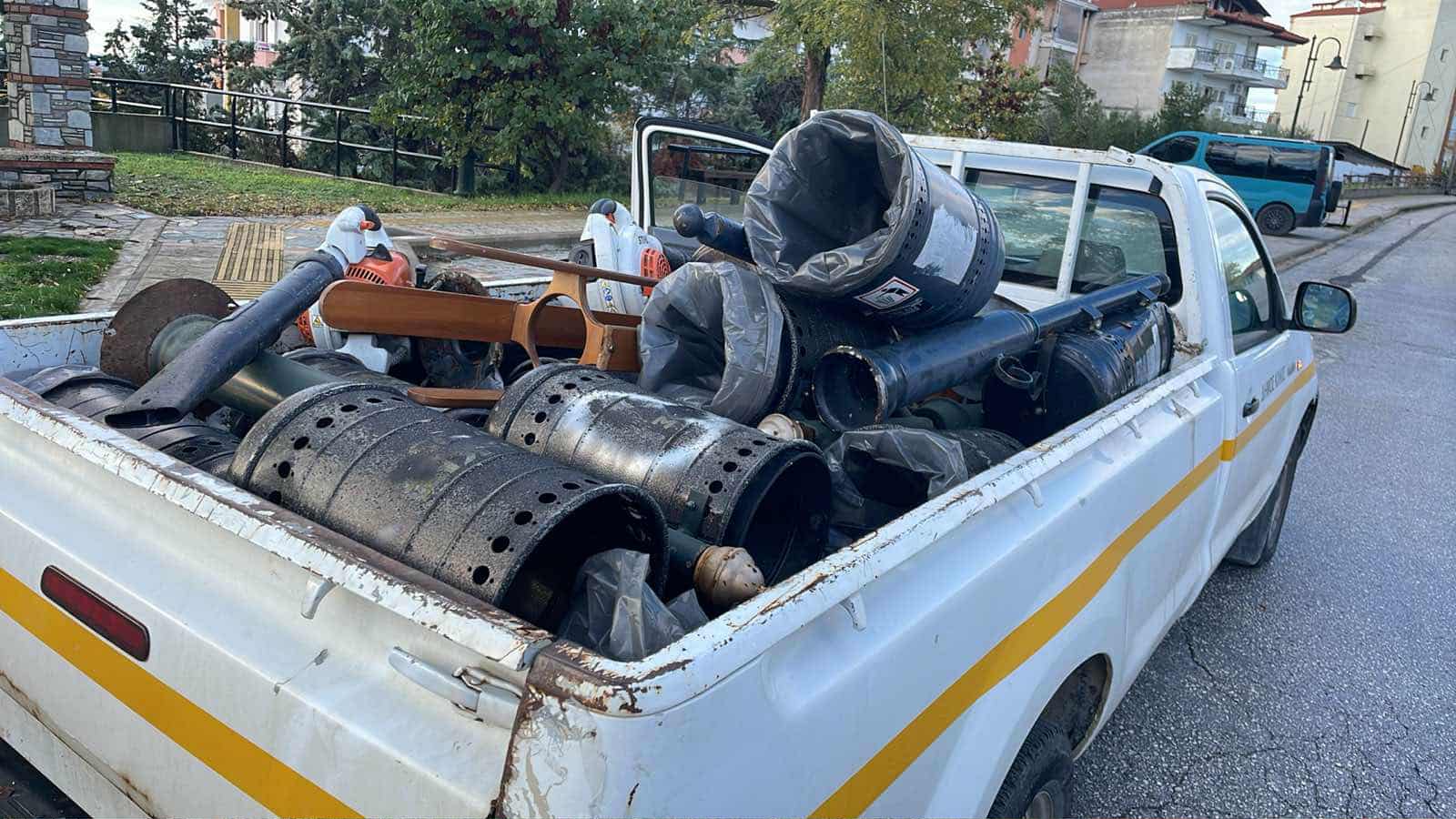 Βανδαλισμοί στη Δημάρχου Νίκου Αγγελίδη στο Κιλκίς