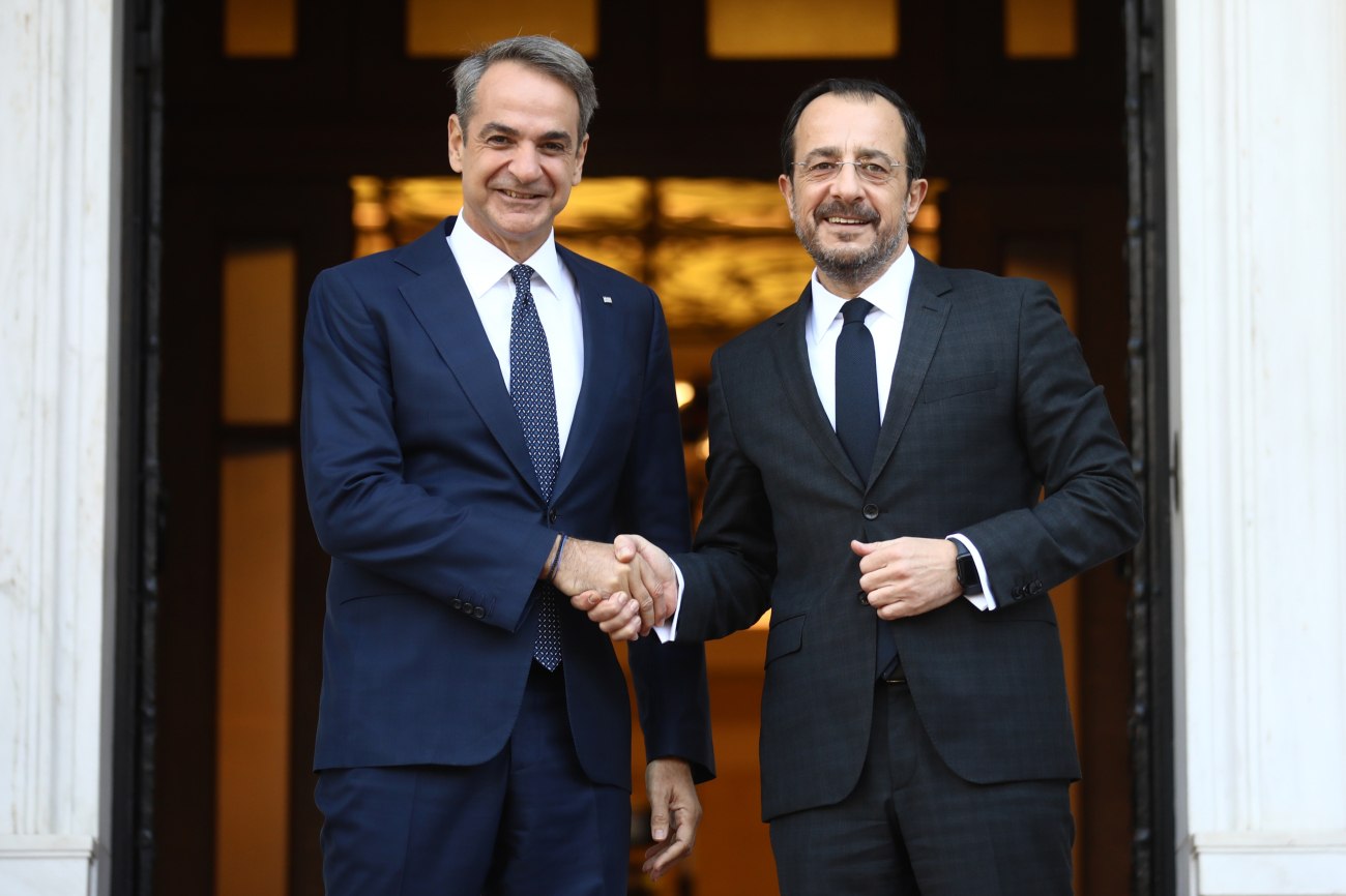 Διακυβερνητική σύνοδος Ελλάδας-Κύπρου: Ζωντανά οι κοινές δηλώσεις Μητσοτάκη και Χριστοδουλίδη