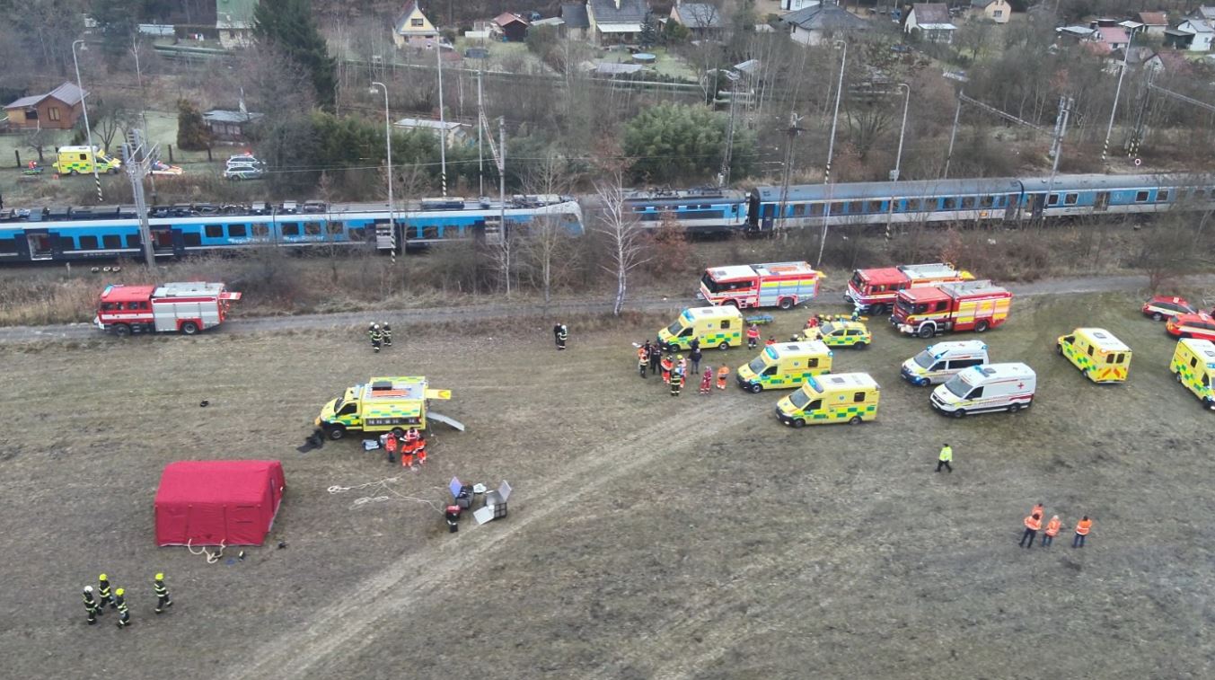 Τσεχία: Σοβαρή σύγκρουση τρένων με περισσότερους από 40 τραυματίες