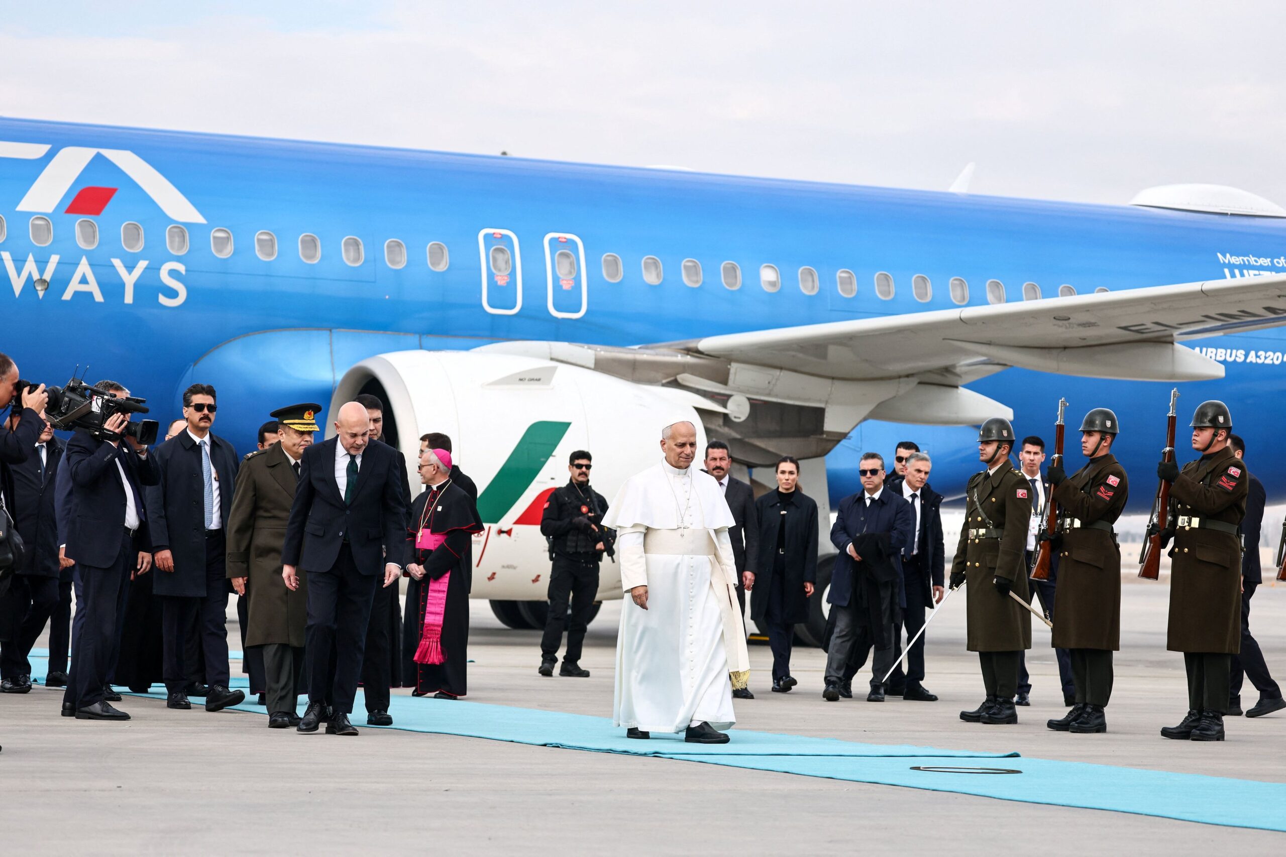 Πάπας Λέων: Άφιξη στην Άγκυρα και πρόγραμμα συναντήσεων