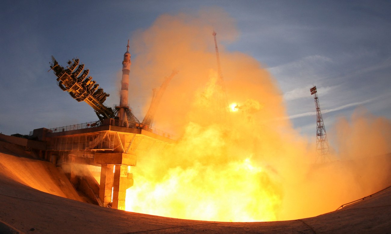 Ζημιές στην εξέδρα εκτόξευσης του Μπαϊκονούρ από την εκτόξευση του Σογιούζ