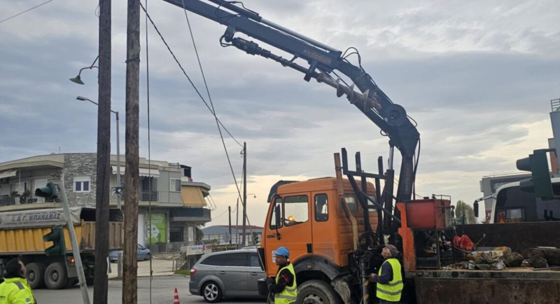 Χαλκιδική: Λόγω τροχαίου η χθεσινή μεγάλη διακοπή ρεύματος στα Νέα Μουδανιά
