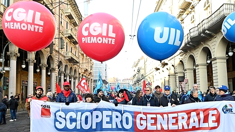 Γενική απεργία του Cgil κατά του προϋπολογισμού της κυβέρνησης Μελόνι