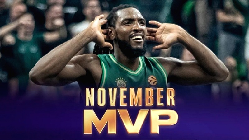 MVP Νοεμβρίου στη Euroleague ο Κένεθ Φαρίντ: Η εντυπωσιακή του πορεία στον Παναθηναϊκό