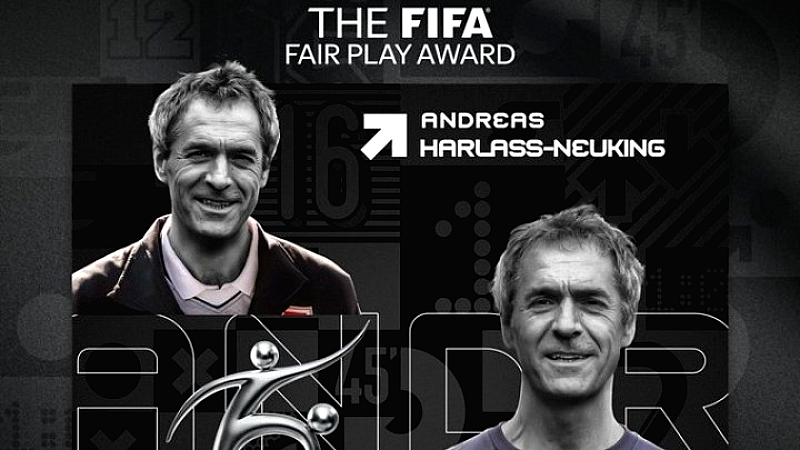 FIFA The Best 2025: Ο Δρ. Χάρλας-Νουκινγκ το βραβείο Fair Play (p)