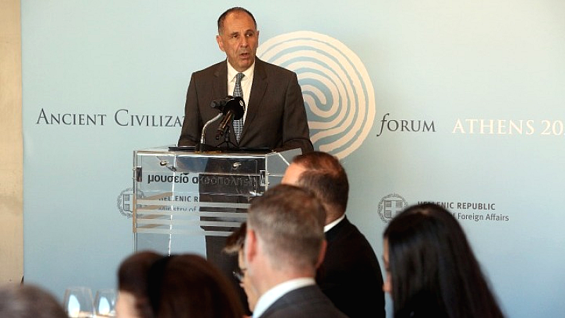 Γ. Γεραπετρίτης στην 9η Υπουργική Σύνοδο του Φόρουμ Αρχαίων Πολιτισμών: "Για την Ελλάδα, η διασφάλιση αναβαθμισμένης πολιτιστικής παρακαταθήκης είναι μια αποστολή άρρηκτα συνδεδεμένη με την εθνική μας ταυτότητα"