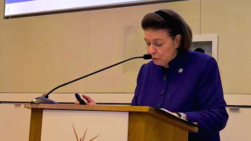 Λίνα Μενδώνη στο Χάρβαρντ: Η πολιτιστική μας κληρονομιά ως θεμέλιος λίθος για το μέλλον