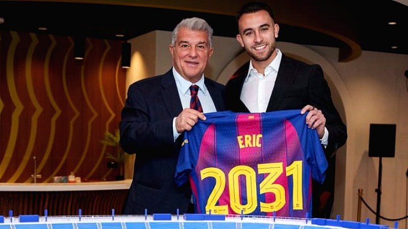 Ο Έρικ Γκαρθία ανανέωσε με την Μπαρτσελόνα έως το 2031