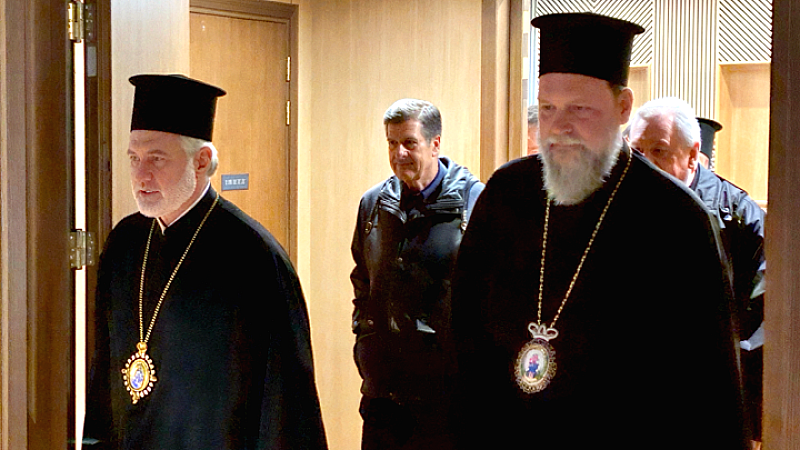 Επίσκεψη του αρχιεπισκόπου Αμερικής Ελπιδοφόρου στο Ιωνικό Κέντρο της Μητροπόλεως Νέας Ιωνίας