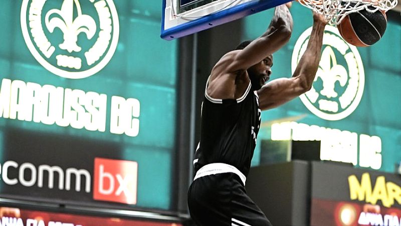 Ο ΠΑΟΚ επικράτησε του Μαρουσίου με 97-87, παραμένοντας στην τρίτη θέση