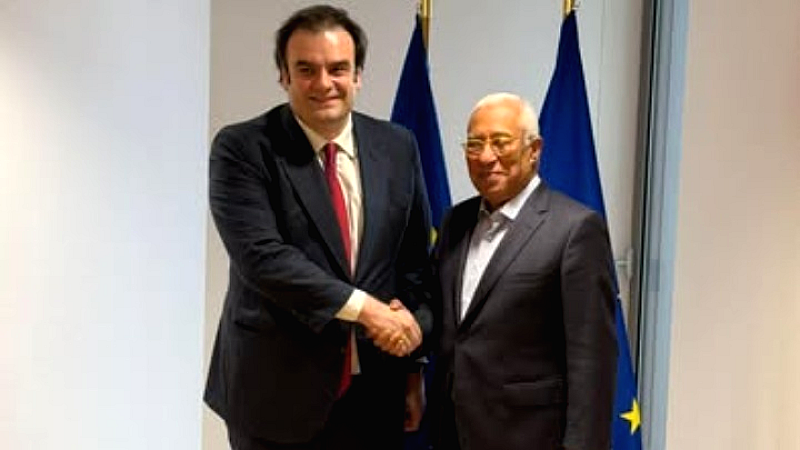 Συνάντηση Κυρ. Πιερρακάκη - Αντ. Κόστα: Σταθερότητα, ανάπτυξη και ανθεκτικότητα οι προτεραιότητες