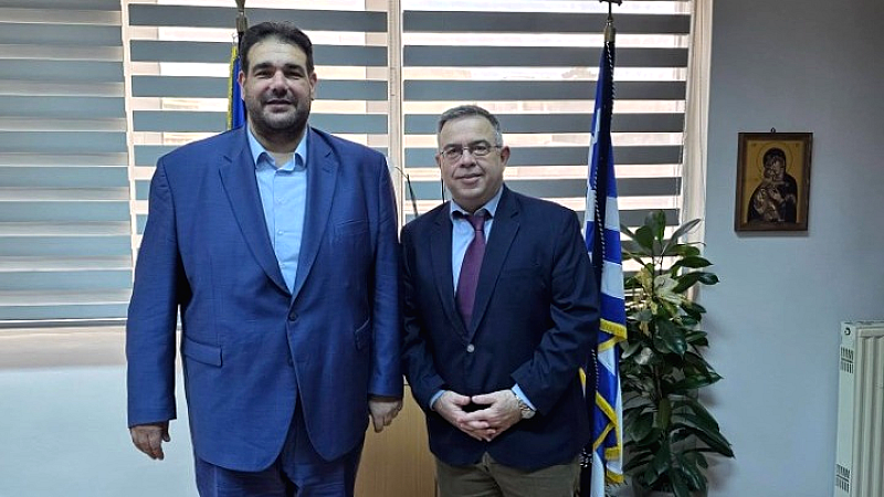 Θέματα της ΑΔΜΘ και των δήμων στη συνάντηση Θ. Λιβάνιου- Δ. Γαλαμάτη