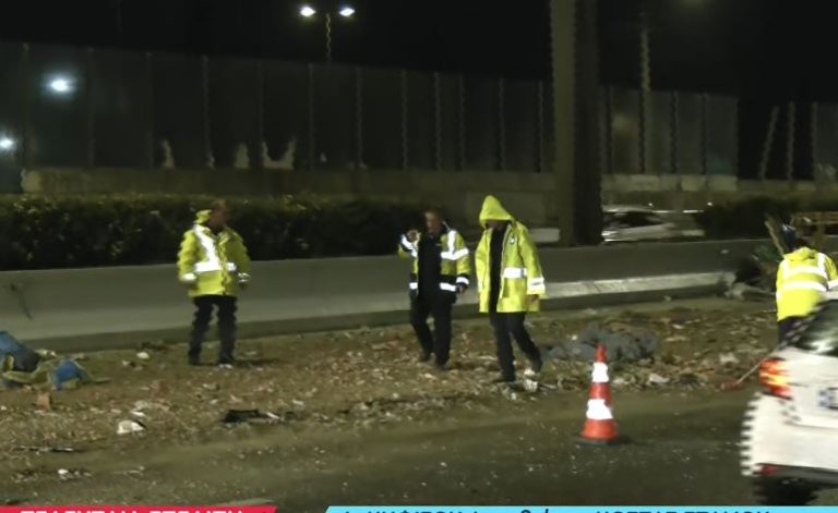 Τροχαίο στη Λεωφόρο Κηφισού: Χάος μετά την ανατροπή φορτηγού με δύο τραυματίες