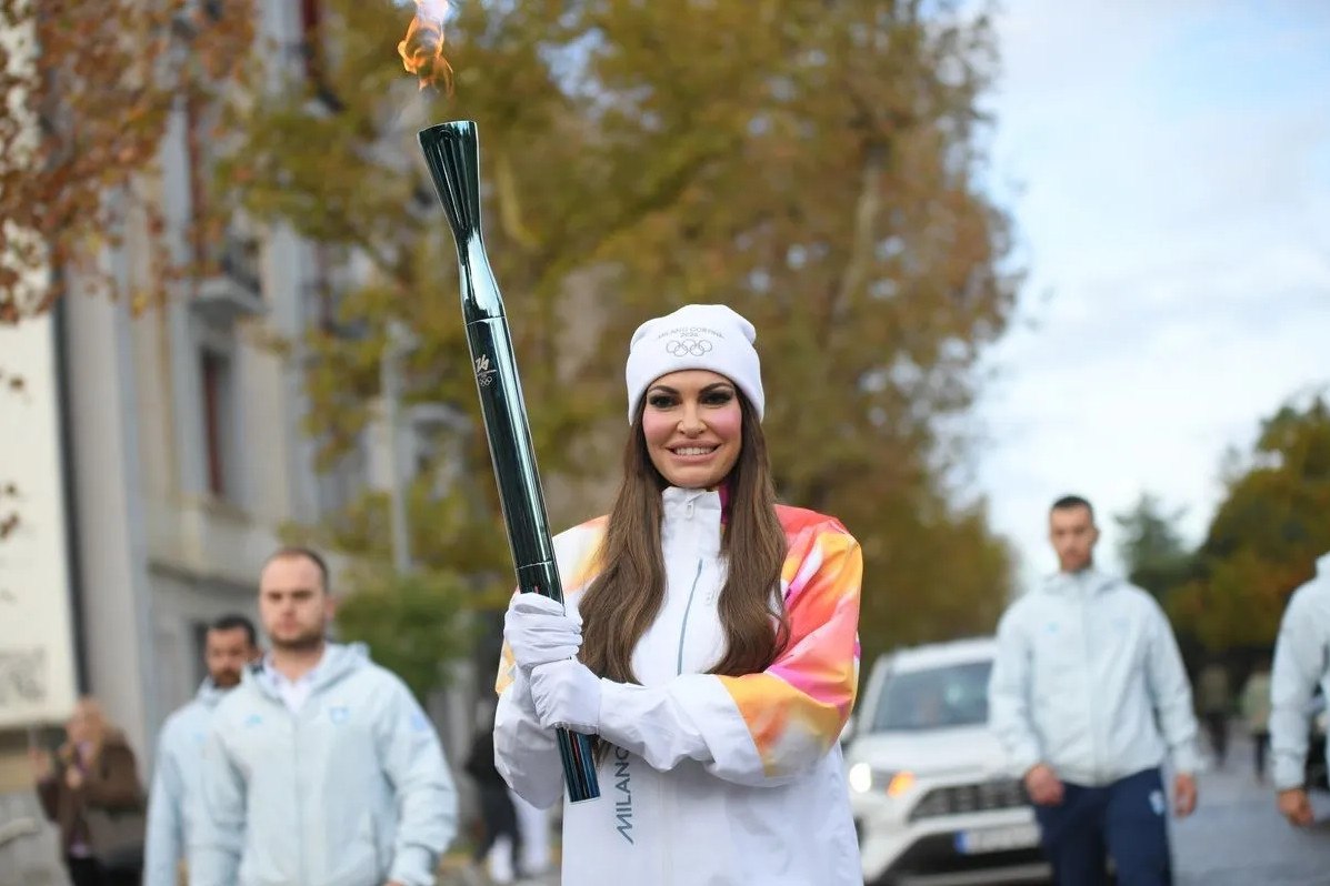 Κίμπερλι Γκίλφοϊλ: Λαμπαδηδρομία για τους Χειμερινούς Ολυμπιακούς Αγώνες