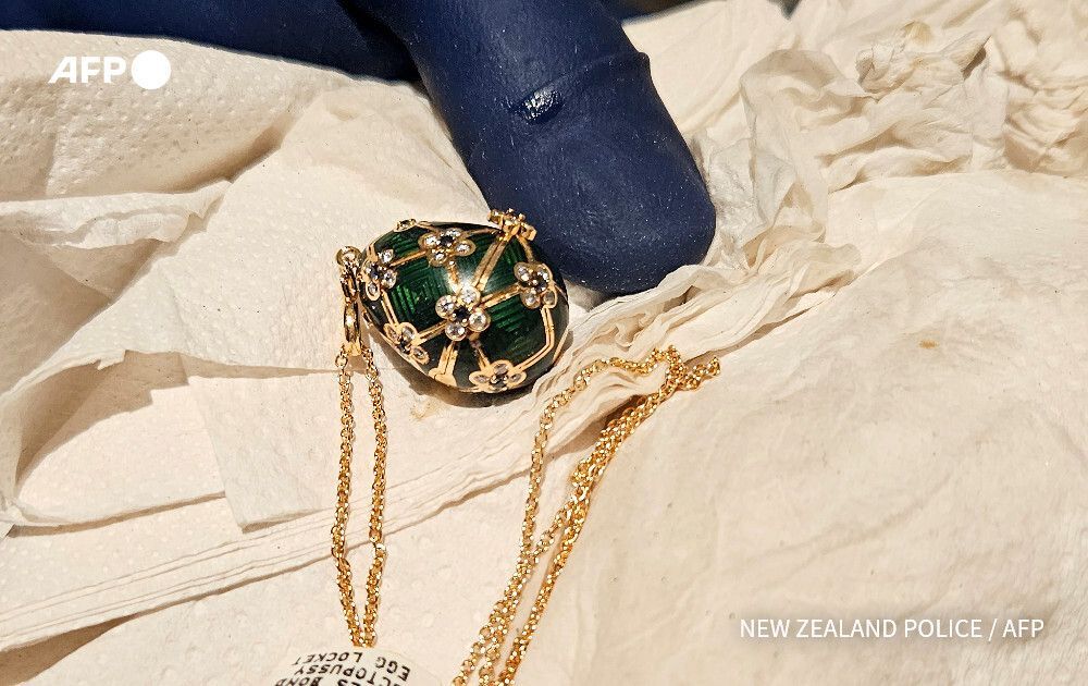 Νέα Ζηλανδία: Επανακαταλήφθηκε αυγό Φαμπερζέ που είχε καταπιεί κλέφτης μετά από ημέρες αναμονής