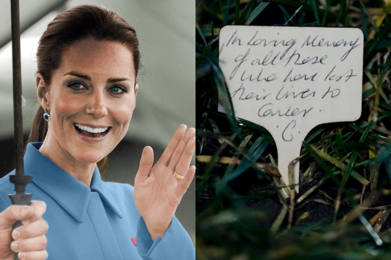 Η συγκινητική χειρόγραφη αφιέρωση της Κέιτ Μίντλετον για τα θύματα του καρκίνου
